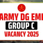 🇮🇳 Indian Army DG EME Group C Bharti 2025: भारतीय सैन्यात 194 जागांसाठी भरती, अर्ज कसा कराल ते जाणून घ्या!
