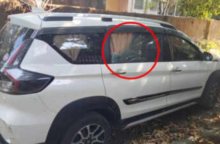 उरणमध्ये नवनिर्वाचित महिला नगरसेविकेच्या कारवर&hellip;