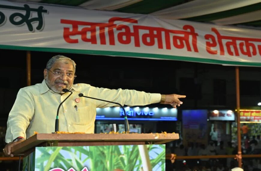 बोत्रे पाटलांच्या ओंकार शुगरवर राजू शेट्टींची शंका; शेतकऱ्यांच्या हितावर प्रश्नचिन्ह