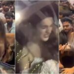 #NidhhiAgerwal | कुणी ओढलं, कुणी ढकललं… चाहते असूनही श्वापदासारखे वागले; 450 कोटींच्या सिनेमाच्या गाण्याच्या लॉन्च इव्हेंटमध्ये अभिनेत्रीबरोबर धक्कादायक प्रकार