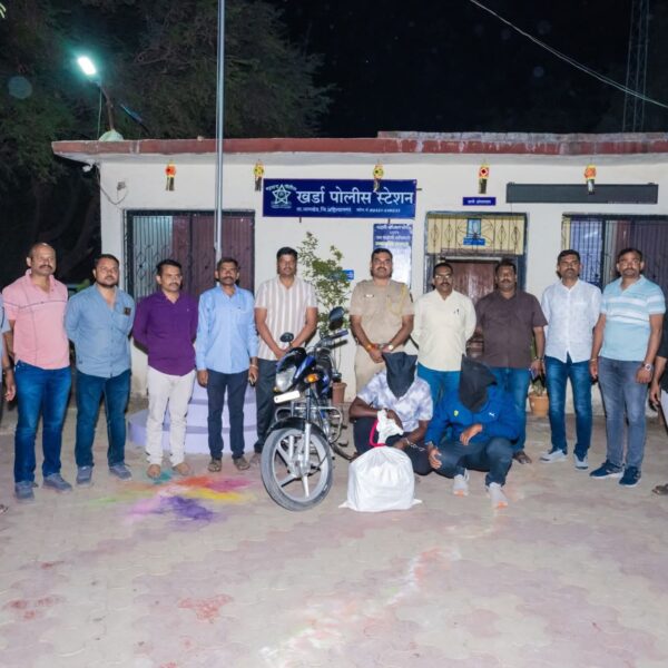 तरडगाव फाटा येथे मोठी कारवाई ! 9.854 किलो…