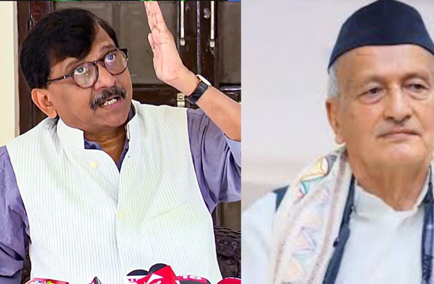 माजी राज्यपालांवर संजय राऊतांचा संताप; एकेरी शब्दांत जोरदार टीका