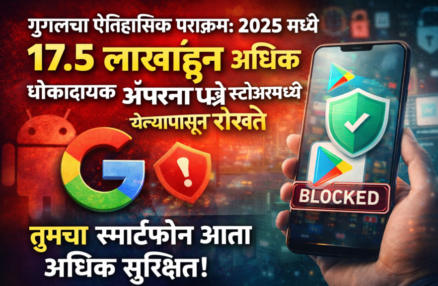गुगलचा ऐतिहासिक पराक्रम: 2025 मध्ये 17.5 लाखांहून अधिक…