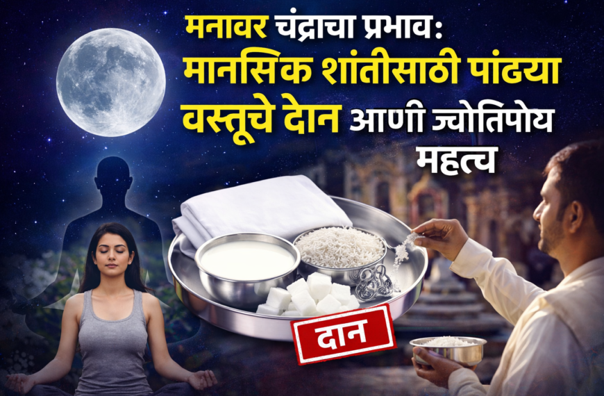 मनावर चंद्राचा प्रभाव: मानसिक शांतीसाठी पांढऱ्या वस्तूंचे दान…