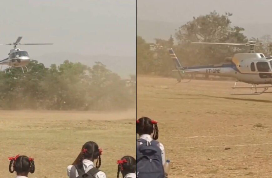 मुख्यमंत्रींच्या हेलिकॉप्टरचा हवेतच तोल गेला:&hellip;