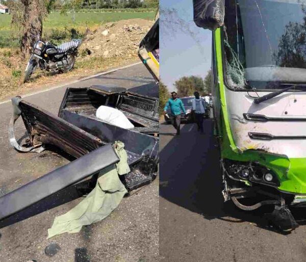 भीषण रस्ता अपघात: भरधाव एसटी बस आणि रिक्षाच्या&hellip;