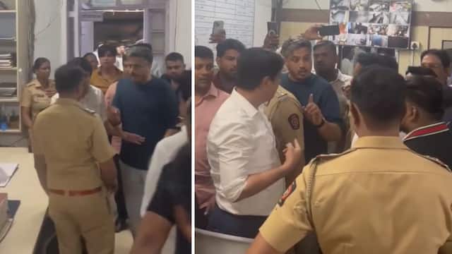 पोलीस ठाण्यातून बाहेर पडताच रोहित पवारांचा सत्ताधाऱ्यांवर जोरदार&hellip;