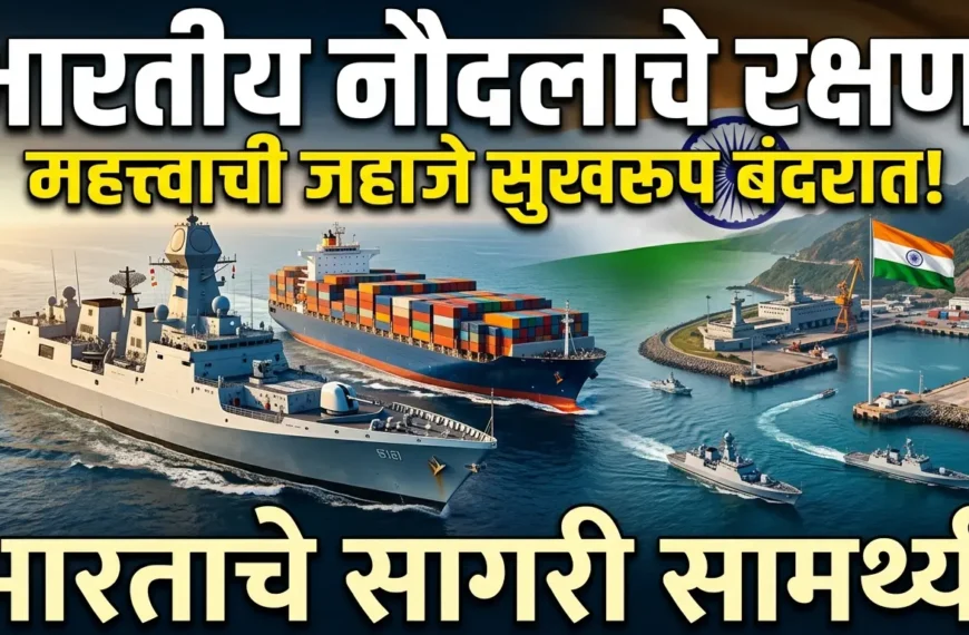भारतीय नौदलाच्या संरक्षणाखाली महत्त्वाची जहाजे सुखरूप बंदरात, भारताच्या सागरी सामर्थ्याचे प्रदर्शन!