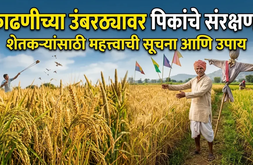 काढणीच्या उंबरठ्यावर असलेल्या पिकांचे संरक्षण कसे कराल? शेतकऱ्यांसाठी महत्त्वाची सूचना आणि उपाय!