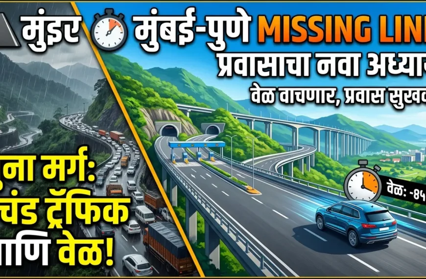 मुंबई-पुणे मिसिंग लिंक: प्रवासाचा नवा अध्याय, वेळ वाचणार, प्रवास सुखकर होणार!