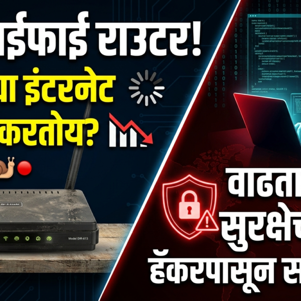 जुना वायफाय राउटर: स्लो इंटरनेट आणि वाढता सायबर&hellip;