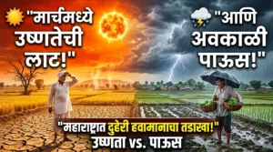 महाराष्ट्रात दुहेरी हवामानाचा तडाखा: मार्च अखेरीस उष्णतेची लाट&hellip;