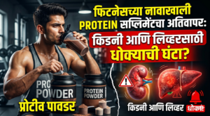 फिटनेसच्या नावाखाली प्रोटीन सप्लिमेंटचा अतिवापर: किडनी आणि लिव्हरसाठी&hellip;