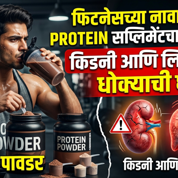 फिटनेसच्या नावाखाली प्रोटीन सप्लिमेंटचा अतिवापर: किडनी आणि लिव्हरसाठी&hellip;