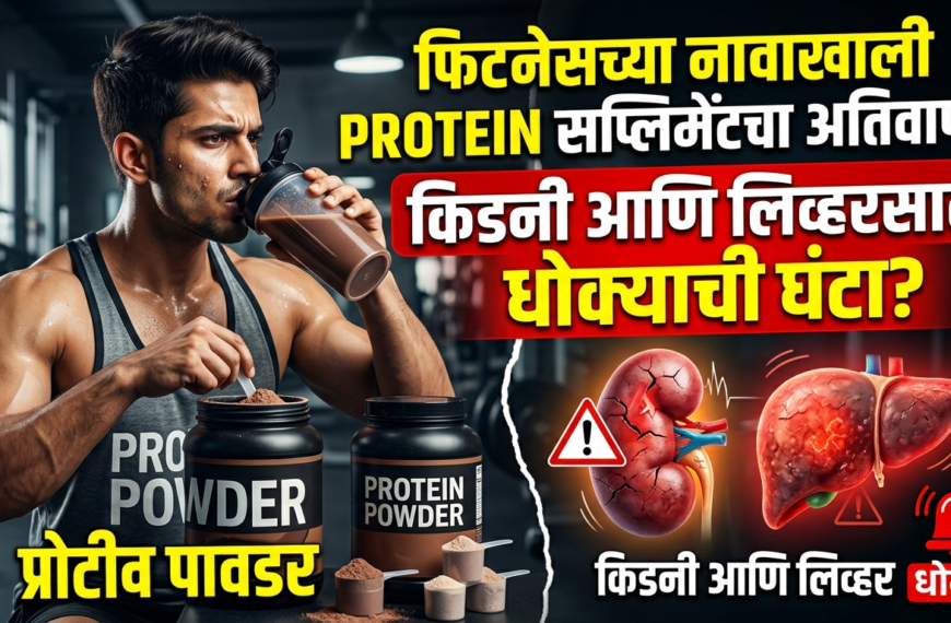 फिटनेसच्या नावाखाली प्रोटीन सप्लिमेंटचा अतिवापर: किडनी आणि लिव्हरसाठी धोक्याची घंटा?