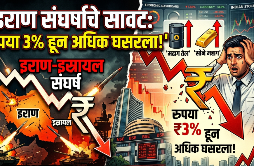 इराण संघर्षाचे सावट (Iran conflict) : रुपया 3% हून अधिक घसरला, भारतीय अर्थव्यवस्थेवर काय परिणाम?