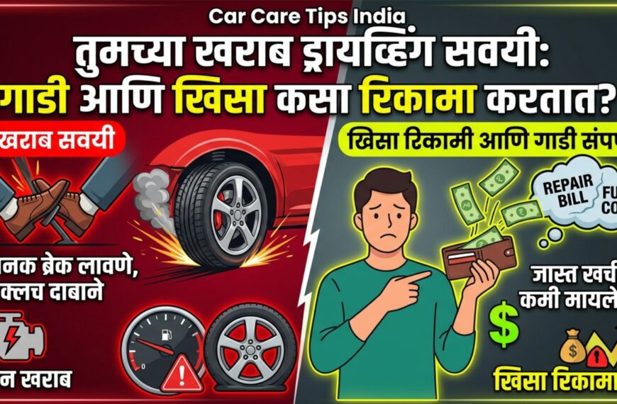 Car Care Tips India : तुमच्या ड्रायव्हिंगच्या खराब&hellip;