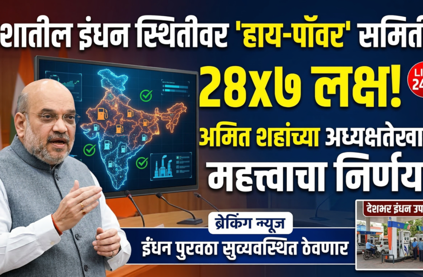 देशातील इंधन स्थितीवर ‘हाय-पॉवर’ समितीचे २४x७ लक्ष: अमित&hellip;