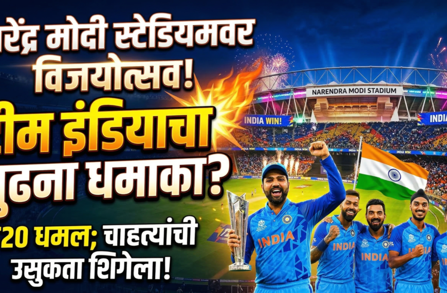 नरेंद्र मोदी स्टेडियमवरील विजयानंतर: टीम इंडियाच्या पुढच्या T-20 धमाक्याची चाहत्यांना उत्सुकता!
