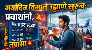 मर्यादित विमान उड्डाणे सुरूच: प्रवाशांनो, आपला फ्लाइट स्टेटस&hellip;