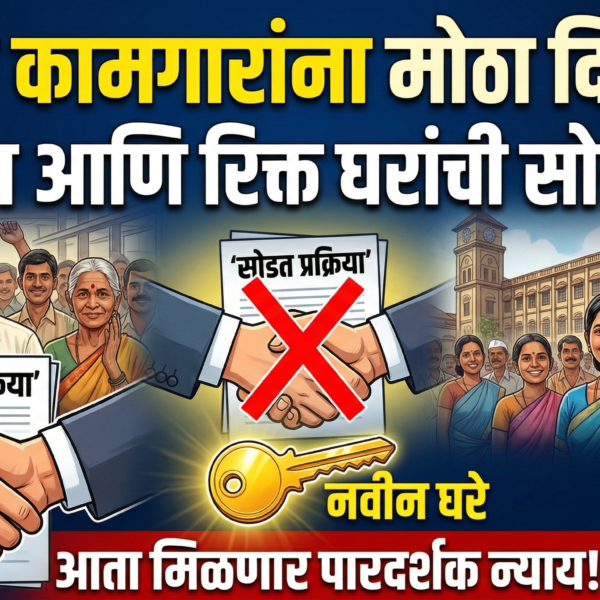 गिरणी कामगारांना मोठा दिलासा: प्रलंबित आणि रिक्त घरांची&hellip;