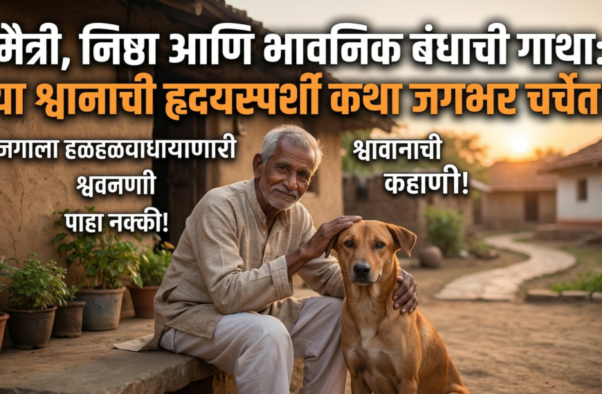 मैत्री, निष्ठा आणि भावनिक बंधाची गाथा: या श्वानाची हृदयस्पर्शी कथा जगभर चर्चेत!