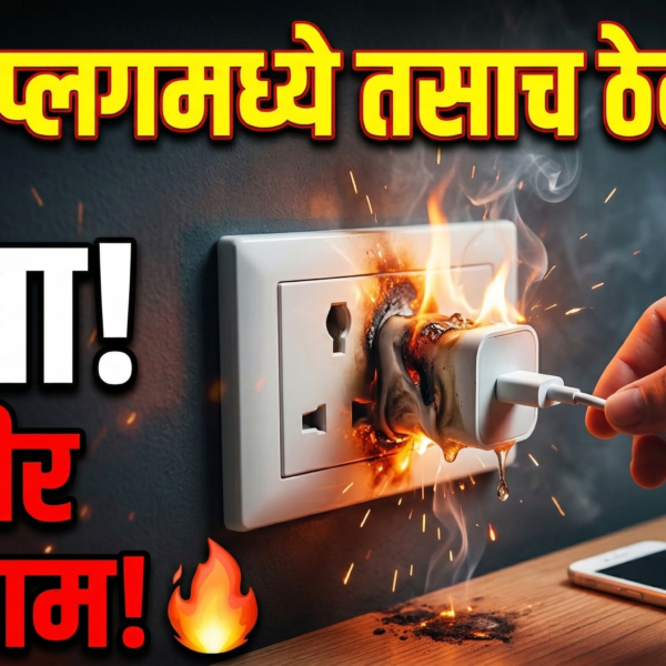 चार्जर प्लगमध्ये तसाच ठेवताय? थांबा! त्याचे गंभीर परिणाम&hellip;