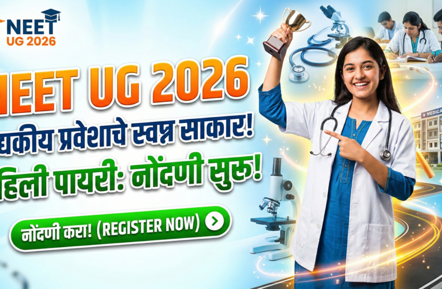NEET UG 2026: वैद्यकीय प्रवेशाचे स्वप्न साकार करण्याची पहिली पायरी – नोंदणी सुरू!
