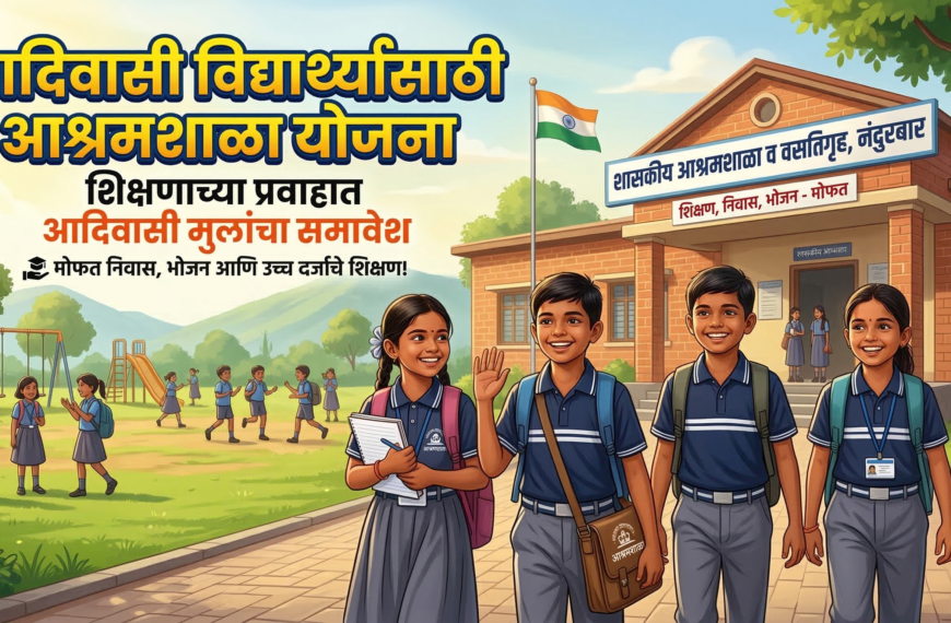 आदिवासी विद्यार्थ्यांसाठी आश्रमशाळा योजना : शिक्षणाच्या प्रवाहात आदिवासी मुलांचा समावेश