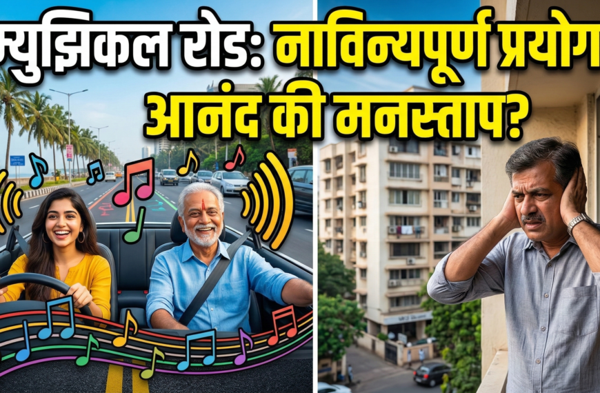 ब्रीच कँडीचा म्युझिकल रोड: नावीन्यपूर्ण प्रयोगाचा आनंद की रहिवाशांचा मनस्ताप?