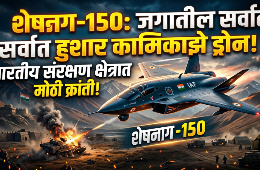 ‘शेषनाग-150’: जगातील सर्वात हुशार कामिकाझे ड्रोन, भारतीय संरक्षण क्षेत्रात क्रांती घडवणार!