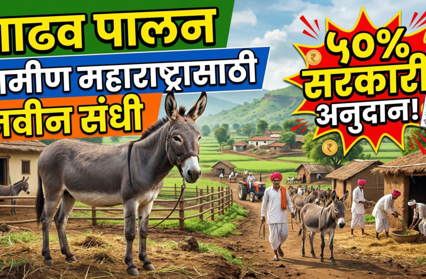 गाढव पालन: ग्रामीण महाराष्ट्रासाठी नवीन संधी आणि 50%&hellip;