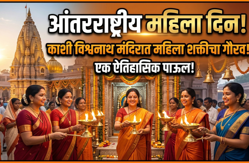 आंतरराष्ट्रीय महिला दिन: काशी विश्वनाथ मंदिरात महिला शक्तीचा गौरव, एक ऐतिहासिक पाऊल!