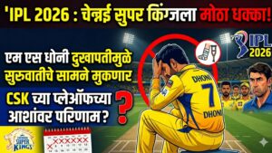 IPL 2026 : चेन्नई सुपर किंग्जला मोठा धक्का!&hellip;