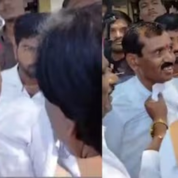ठाकरे गटाचे अंबादास दानवे यांच्याकडून भाजप उमेदवाराला मारहाण:&hellip;