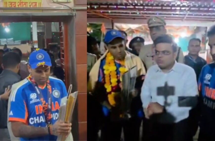 T20 विश्वचषक 2026 विजयानंतर कर्णधार सूर्यकुमार यादवची अहमदाबादमधील हनुमान मंदिरात भावपूर्ण भेट: ‘विजयाचे श्रेय&hellip;