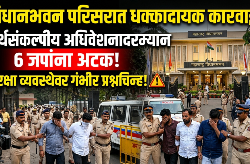 विधानभवन परिसरात धक्कादायक कारवाई: अर्थसंकल्पीय&hellip;