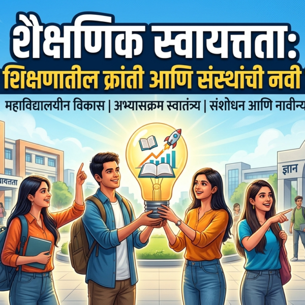 शैक्षणिक स्वायत्तता: उच्च शिक्षणातील क्रांती आणि संस्थांची नवी&hellip;