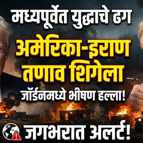 मध्यपूर्वेत युद्धाचे ढग: जॉर्डनमधील हल्ल्यानंतर अमेरिका-इराण तणाव शिगेला,&hellip;