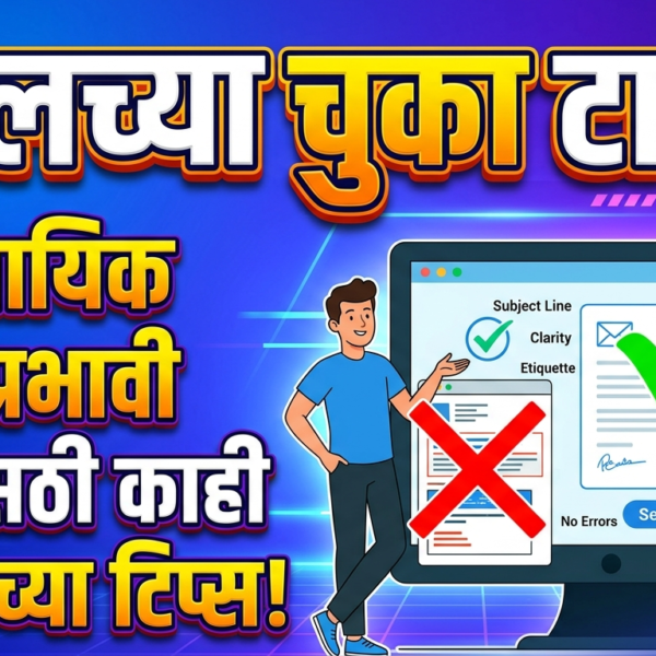ईमेलच्या चुका टाळा : व्यावसायिक आणि प्रभावी संवादासाठी&hellip;