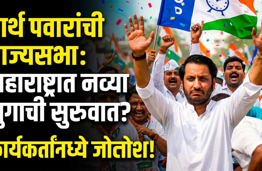 पार्थ पवारांच्या राज्यसभा प्रवेशाने महाराष्ट्राच्या राजकारणात नवे पर्व? कार्यकर्त्यांमध्ये उत्साहाचे वातावरण!