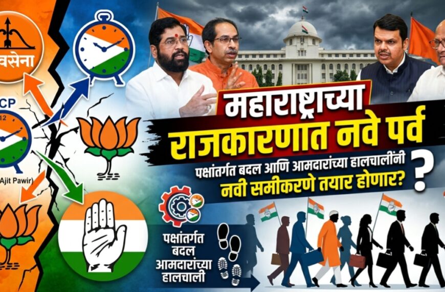 महाराष्ट्राच्या राजकारणात नवे पर्व: पक्षांतर्गत&hellip;