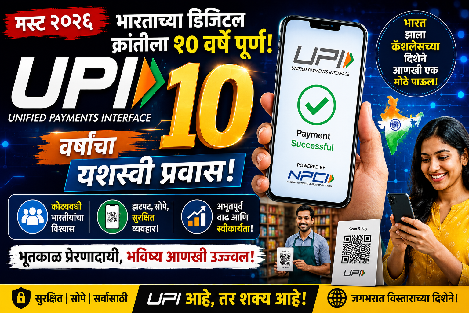 A Decade of Digital Revolution: The Successful 10-Year Journey of UPI!