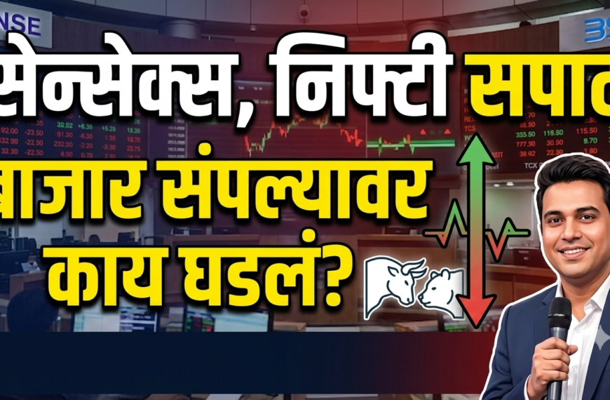 Stock Market Closing: सेन्सेक्स आणि&hellip;