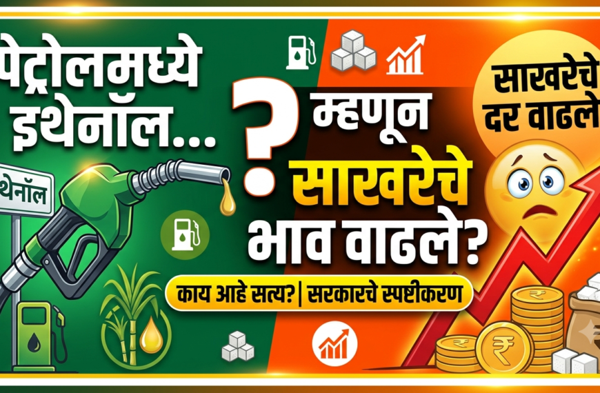 पेट्रोलमध्ये इथेनॉल मिसळल्यामुळे साखरेचे भाव वाढले का? | Sugar Price Hike & Ethanol Blending Reality