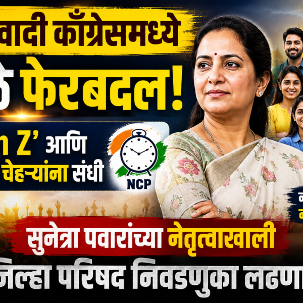राष्ट्रवादी काँग्रेसमध्ये मोठे फेरबदल; ‘Gen Z’ आणि तरुण&hellip;