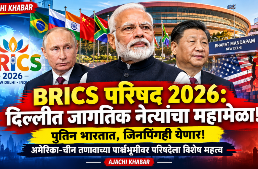 ब्रिक्स परिषद 2026: दिल्लीत जागतिक नेत्यांचा महामेळा; पुतिन&hellip;