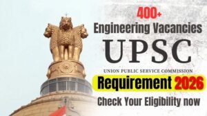 UPSC ESE भरती 2027: 480 जागांसाठी मोठी संधी!&hellip;