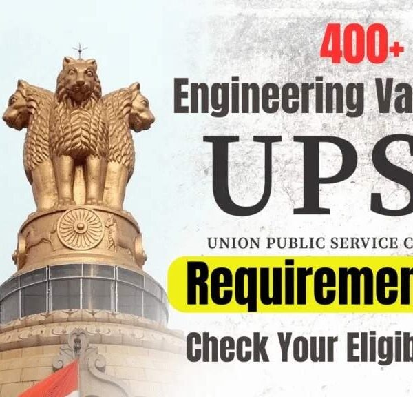 UPSC ESE भरती 2027: 480 जागांसाठी मोठी संधी!…